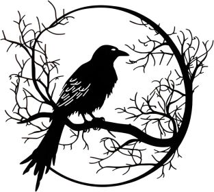 APLUSH Bird on The Branch Metal Wall Art Decor,Farmhouse Hanging Decor Sculpture Crafts for Home Bedroom Living Room Bathroom Kitchen Wall Decora