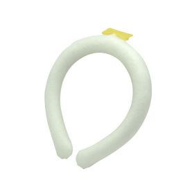 Cooling Neck Hanging Ice Ring Outdoor Sports (Option: White 18℃)