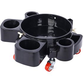 Plastic Rolling Swivel Casters (Color: Black)