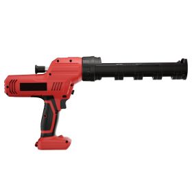 Cordless Loading Gun 10 Oz, Compatible With Milwaukee 18V Batteries, Electric Loading & Gluing Gun, 5 Speeds, Dripproof, Auto-Retract, LED Light (Color: Red)