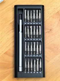 49 In 1 Mini Screwdriver Set With Case, Small Screwdriver Set   Screwdrivers Magnetic Micro Screwdriver Kit, Screwdriver Set For Electronics, Jew (Color: Black)