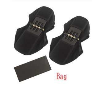 High Quality Knee Brace Patella Booster Spring Knee Brace Support For Mountaineering Squat Sports Knee Booster (Option: Black1 pairs)