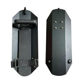 1pc High-strength Aluminum Alloy Tactical Training Arm Shield, 17.5-inch X6.5-inch Handheld Compact Protective Shield, Ergonomically Designed For (Color: Black)