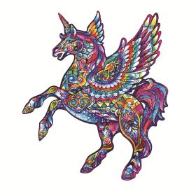 Each Piece Is Animal Shaped Christmas Gift Colorful Elephant Turtle Wooden Jigsaw Puzzles (Option: 17Style-A5)